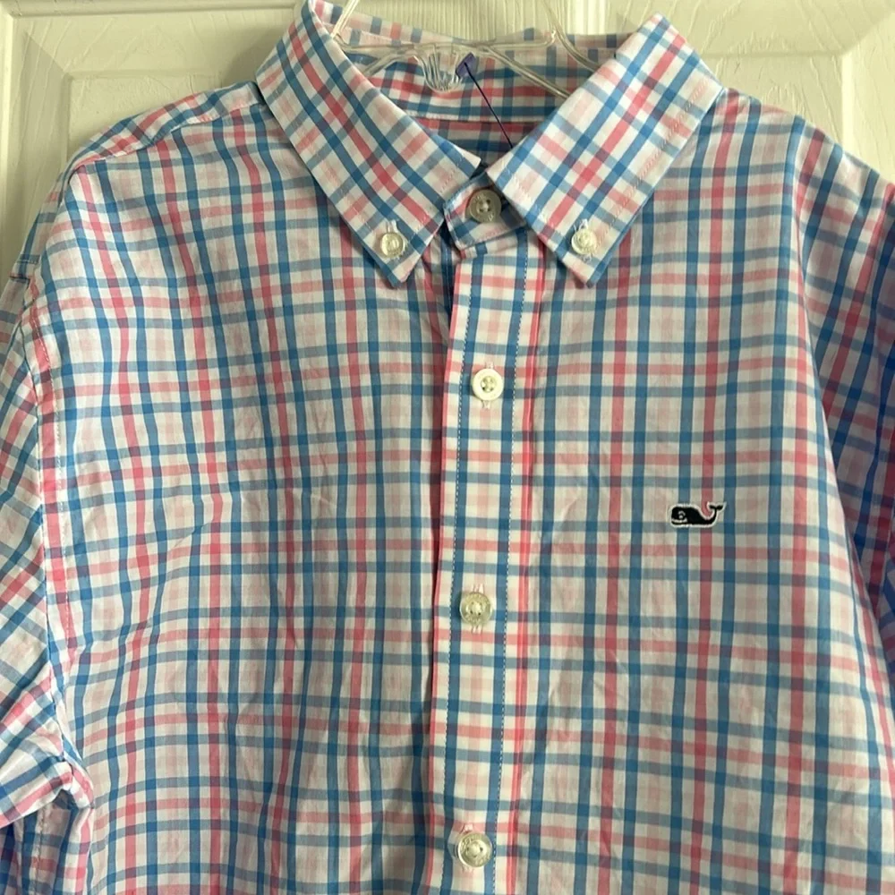 VINEYARD VINES BOYS STRIPPED BUTTON DOWN SIZE M (12-14) - Picture 4 of 6